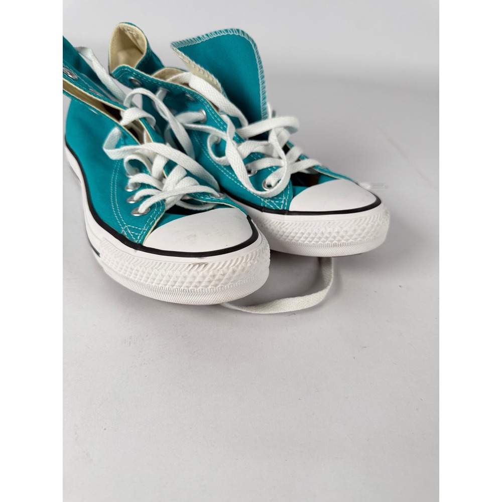 Converse Chuck Taylor All Star High Top Teal Sneaker 144801F Mens 6.5 Womens 8.5 - Picture 8 of 8